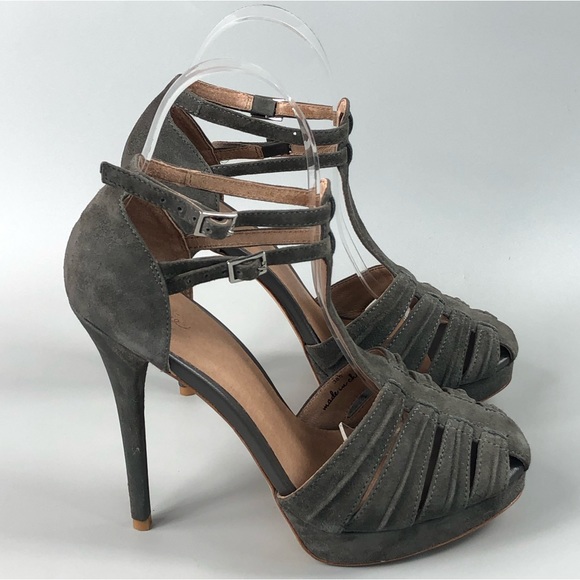 Joie Rexanne Women’s Gray Platform Heels Size 8.5 - Picture 3 of 12
